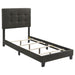 Mapes Tufted Upholstered Eastern King, Queen, Twin & Full Bed Charcoal & Grey - National Warehouse Furniture (Buffalo, NY)