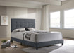 Mapes Tufted Upholstered Eastern King, Queen, Twin & Full Bed Charcoal & Grey - National Warehouse Furniture (Buffalo, NY)