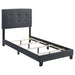 Mapes Tufted Upholstered Eastern King, Queen, Twin & Full Bed Charcoal & Grey - National Warehouse Furniture (Buffalo, NY)