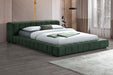 Trinity California King, E.king, Queen, & Full Bed Green & Light Taupe - National Warehouse Furniture (Buffalo, NY)