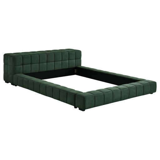 Trinity California King, E.king, Queen, & Full Bed Green & Light Taupe - National Warehouse Furniture (Buffalo, NY)