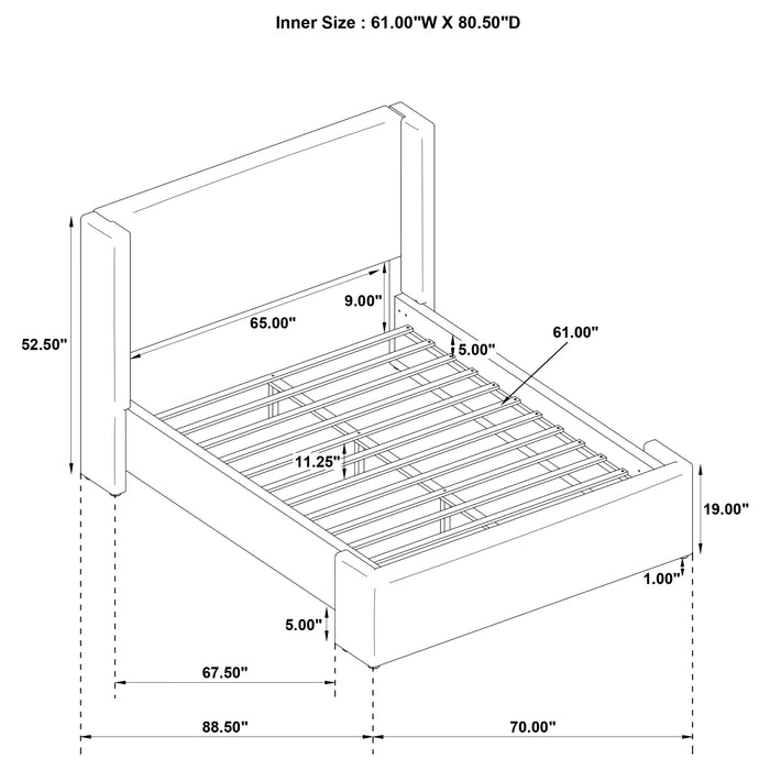 Alamosa Eastern King & Queen Bed - National Warehouse Furniture (Buffalo, NY)