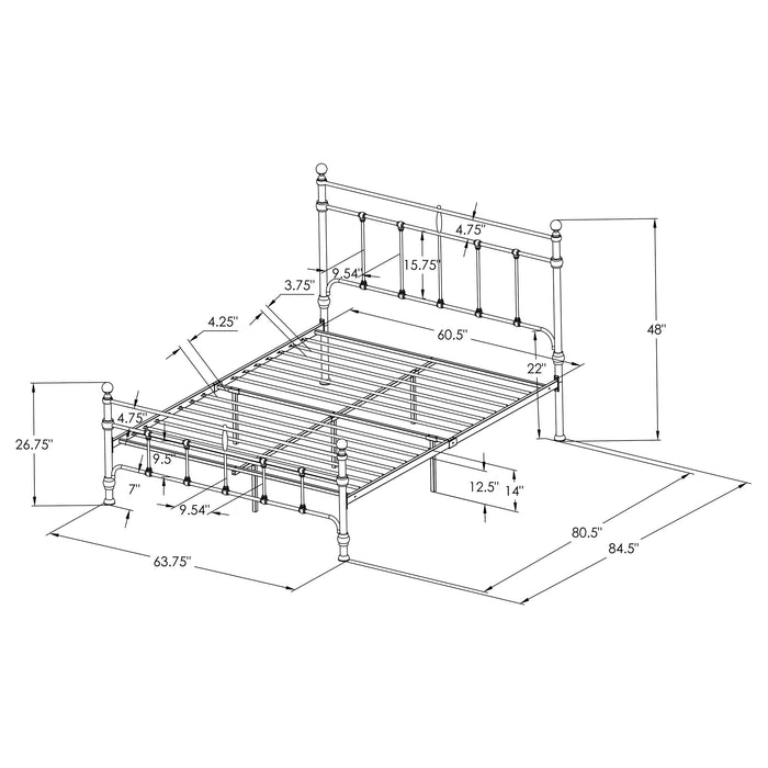 Novak Eastern King, Full, Queen, & Twin Bed - National Warehouse Furniture (Buffalo, NY)