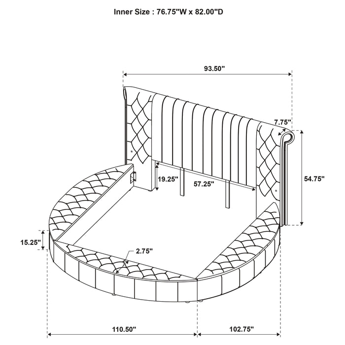 Sonya Eastern King & Queen Bed - National Warehouse Furniture (Buffalo, NY)