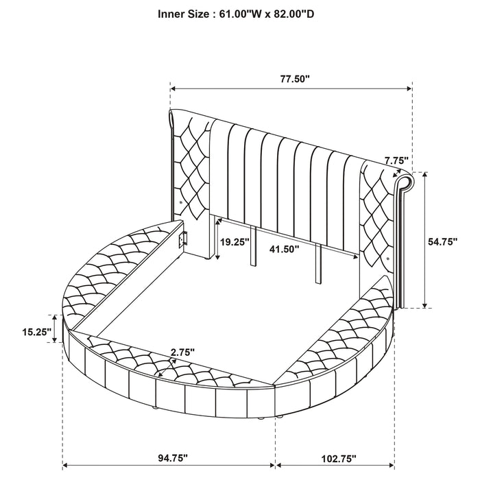 Sonya Eastern King & Queen Bed - National Warehouse Furniture (Buffalo, NY)