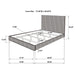 Zyla California King, E.King, & Queen Bed - National Warehouse Furniture (Buffalo, NY)