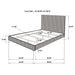 Zyla California King, E.King, & Queen Bed - National Warehouse Furniture (Buffalo, NY)