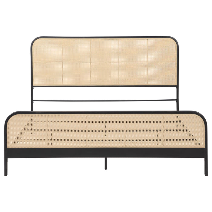 Lanewood Eastern King & Queen Bed Black & White - National Warehouse Furniture (Buffalo, NY)