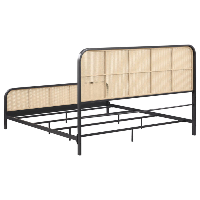 Lanewood Eastern King & Queen Bed Black & White - National Warehouse Furniture (Buffalo, NY)