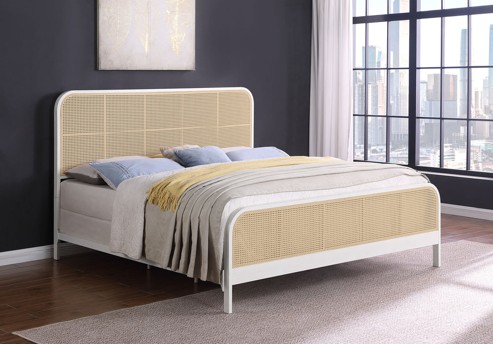 Lanewood Eastern King & Queen Bed Black & White - National Warehouse Furniture (Buffalo, NY)