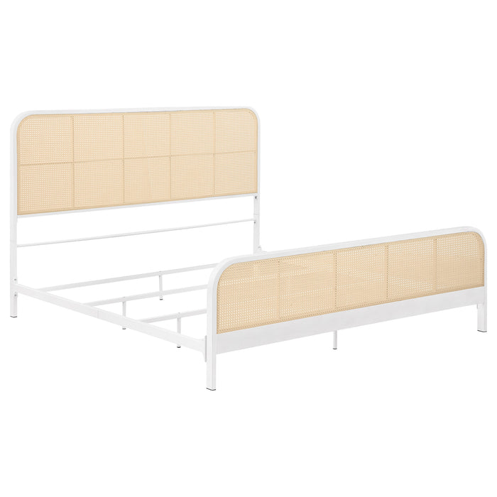 Lanewood Eastern King & Queen Bed Black & White - National Warehouse Furniture (Buffalo, NY)