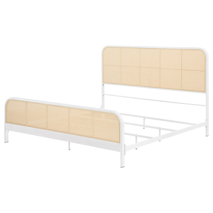 Lanewood Eastern King & Queen Bed Black & White - National Warehouse Furniture (Buffalo, NY)