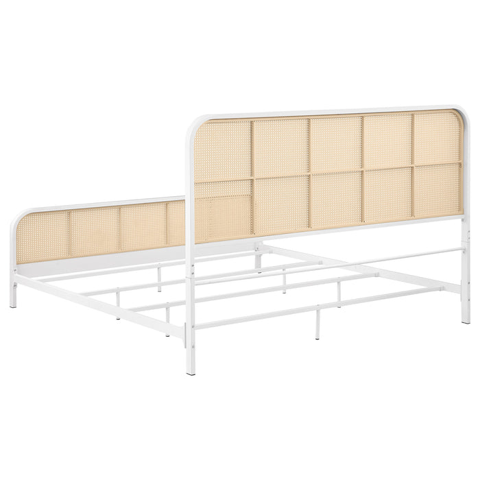 Lanewood Eastern King & Queen Bed Black & White - National Warehouse Furniture (Buffalo, NY)