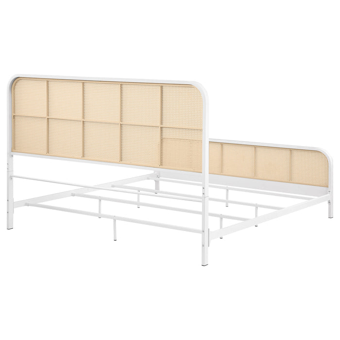 Lanewood Eastern King & Queen Bed Black & White - National Warehouse Furniture (Buffalo, NY)