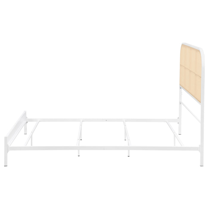 Amherst Eastern King, Queen, Full, & Twin Bed White & Black - National Warehouse Furniture (Buffalo, NY)