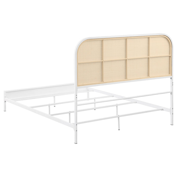 Amherst Eastern King, Queen, Full, & Twin Bed White & Black - National Warehouse Furniture (Buffalo, NY)