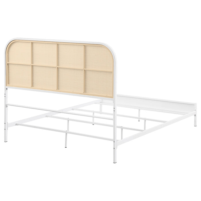 Amherst Eastern King, Queen, Full, & Twin Bed White & Black - National Warehouse Furniture (Buffalo, NY)