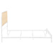 Amherst Eastern King, Queen, Full, & Twin Bed White & Black - National Warehouse Furniture (Buffalo, NY)