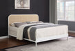 Amherst Eastern King, Queen, Full, & Twin Bed White & Black - National Warehouse Furniture (Buffalo, NY)