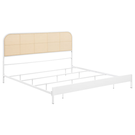 Amherst Eastern King, Queen, Full, & Twin Bed White & Black - National Warehouse Furniture (Buffalo, NY)