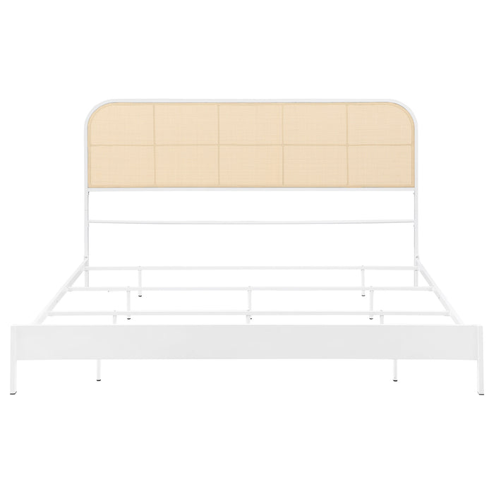 Amherst Eastern King, Queen, Full, & Twin Bed White & Black - National Warehouse Furniture (Buffalo, NY)