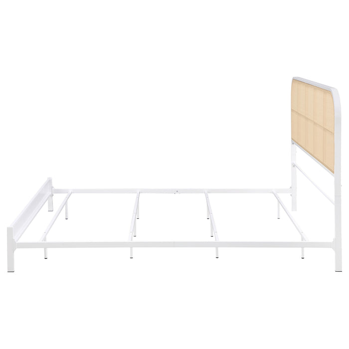 Amherst Eastern King, Queen, Full, & Twin Bed White & Black - National Warehouse Furniture (Buffalo, NY)