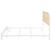 Amherst Eastern King, Queen, Full, & Twin Bed White & Black - National Warehouse Furniture (Buffalo, NY)