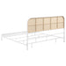 Amherst Eastern King, Queen, Full, & Twin Bed White & Black - National Warehouse Furniture (Buffalo, NY)
