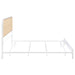 Amherst Eastern King, Queen, Full, & Twin Bed White & Black - National Warehouse Furniture (Buffalo, NY)