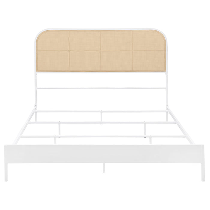 Amherst Eastern King, Queen, Full, & Twin Bed White & Black - National Warehouse Furniture (Buffalo, NY)