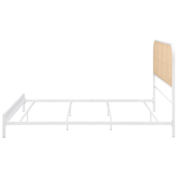 Amherst Eastern King, Queen, Full, & Twin Bed White & Black - National Warehouse Furniture (Buffalo, NY)