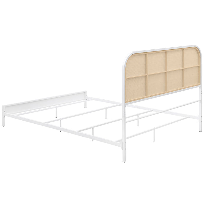 Amherst Eastern King, Queen, Full, & Twin Bed White & Black - National Warehouse Furniture (Buffalo, NY)
