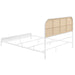 Amherst Eastern King, Queen, Full, & Twin Bed White & Black - National Warehouse Furniture (Buffalo, NY)