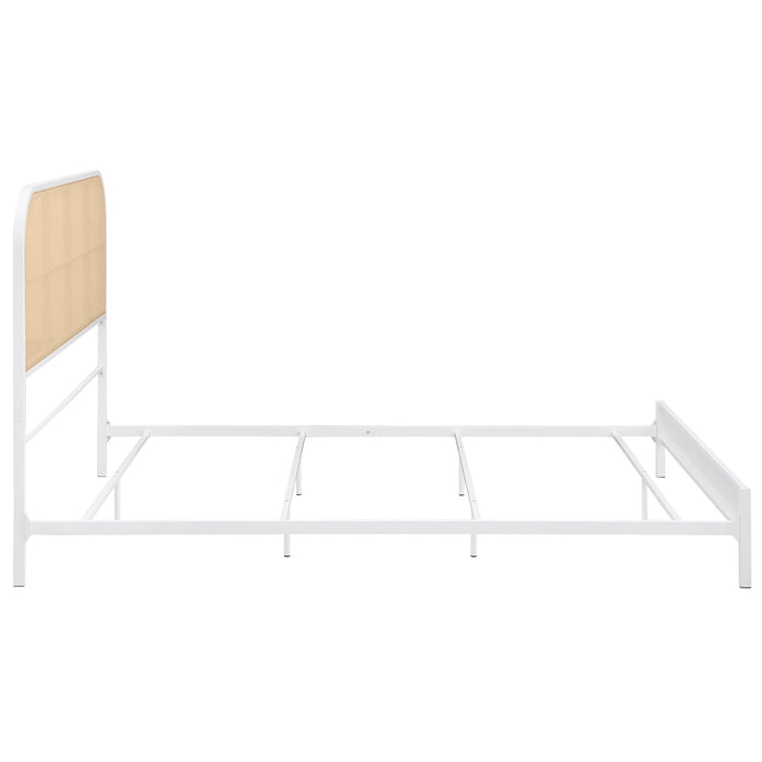 Amherst Eastern King, Queen, Full, & Twin Bed White & Black - National Warehouse Furniture (Buffalo, NY)