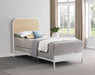 Amherst Eastern King, Queen, Full, & Twin Bed White & Black - National Warehouse Furniture (Buffalo, NY)