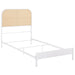 Amherst Eastern King, Queen, Full, & Twin Bed White & Black - National Warehouse Furniture (Buffalo, NY)