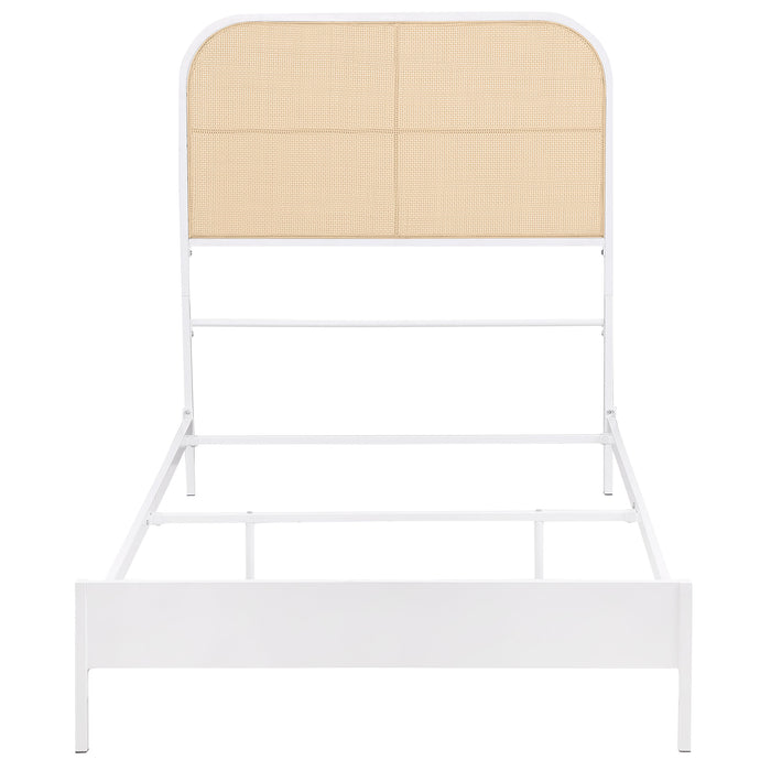 Amherst Eastern King, Queen, Full, & Twin Bed White & Black - National Warehouse Furniture (Buffalo, NY)
