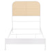 Amherst Eastern King, Queen, Full, & Twin Bed White & Black - National Warehouse Furniture (Buffalo, NY)