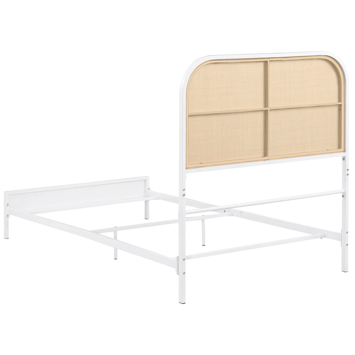 Amherst Eastern King, Queen, Full, & Twin Bed White & Black - National Warehouse Furniture (Buffalo, NY)