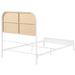 Amherst Eastern King, Queen, Full, & Twin Bed White & Black - National Warehouse Furniture (Buffalo, NY)