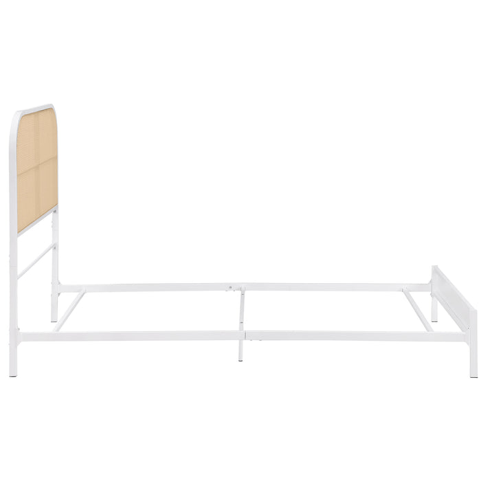 Amherst Eastern King, Queen, Full, & Twin Bed White & Black - National Warehouse Furniture (Buffalo, NY)