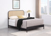 Amherst Eastern King, Queen, Full, & Twin Bed White & Black - National Warehouse Furniture (Buffalo, NY)