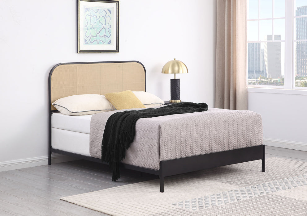 Amherst Eastern King, Queen, Full, & Twin Bed White & Black - National Warehouse Furniture (Buffalo, NY)