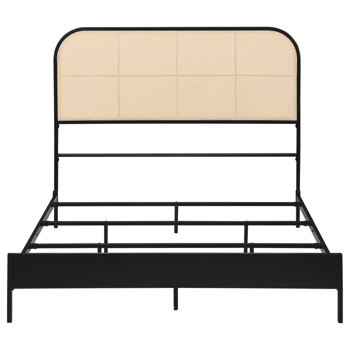 Amherst Eastern King, Queen, Full, & Twin Bed White & Black - National Warehouse Furniture (Buffalo, NY)
