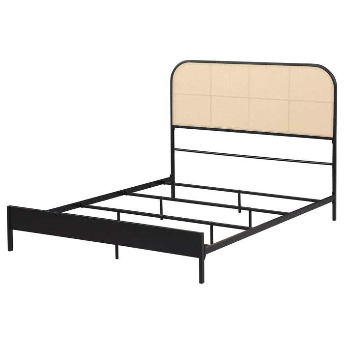 Amherst Eastern King, Queen, Full, & Twin Bed White & Black - National Warehouse Furniture (Buffalo, NY)