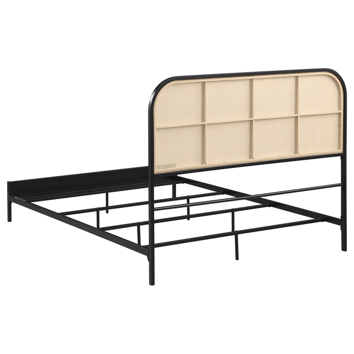 Amherst Eastern King, Queen, Full, & Twin Bed White & Black - National Warehouse Furniture (Buffalo, NY)