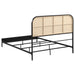 Amherst Eastern King, Queen, Full, & Twin Bed White & Black - National Warehouse Furniture (Buffalo, NY)