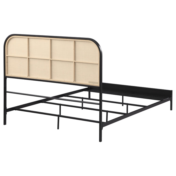 Amherst Eastern King, Queen, Full, & Twin Bed White & Black - National Warehouse Furniture (Buffalo, NY)