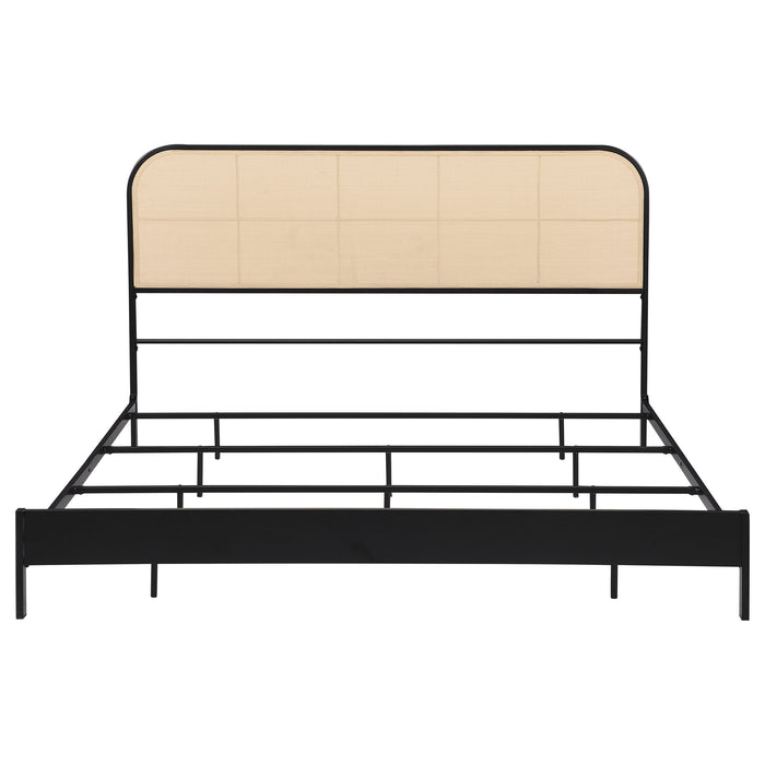 Amherst Eastern King, Queen, Full, & Twin Bed White & Black - National Warehouse Furniture (Buffalo, NY)