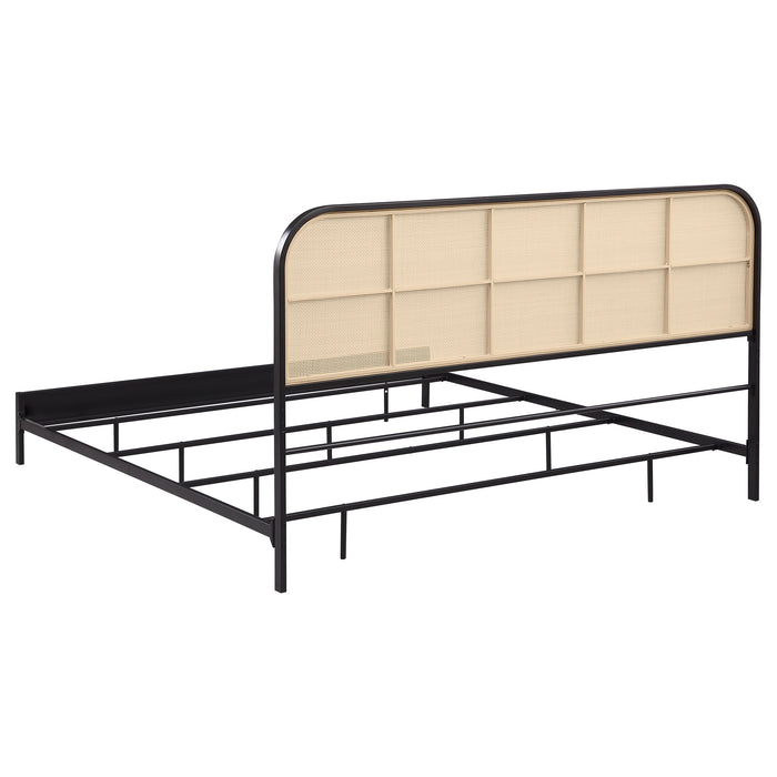 Amherst Eastern King, Queen, Full, & Twin Bed White & Black - National Warehouse Furniture (Buffalo, NY)